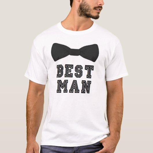 BESTE MAN BRUILOFT BRUIDEGOM VRIJGEZELLENFEEST GRA T-SHIRT (Voorkant)