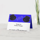 Beste Man Dankkaart Sjabloon (Achterkant)