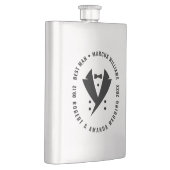 Beste man Elegant Tuxedo bruiloft Flacon (Rechts)