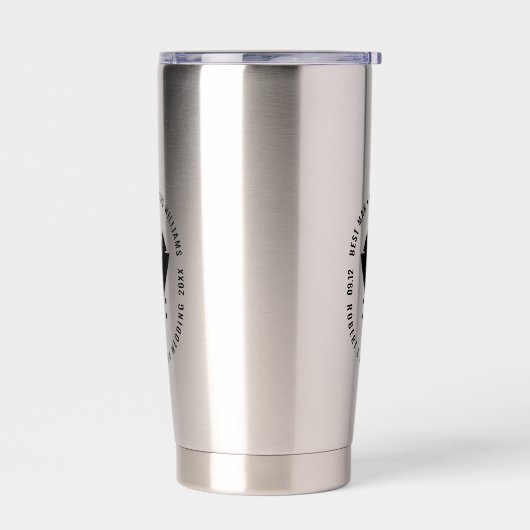 Beste man Elegant Tuxedo bruiloft Geïsoleerde Drinkbeker (Links)