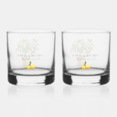 Beste Man en Groomsmen Lemon Thema Bruiloft Party Whisky Glas (Achterkant)