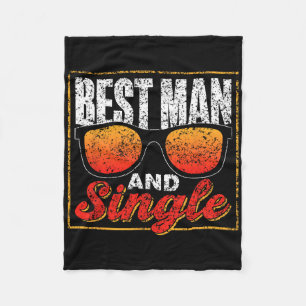 Beste Man en Single Team Party Bruid Bachelo Fleece Deken