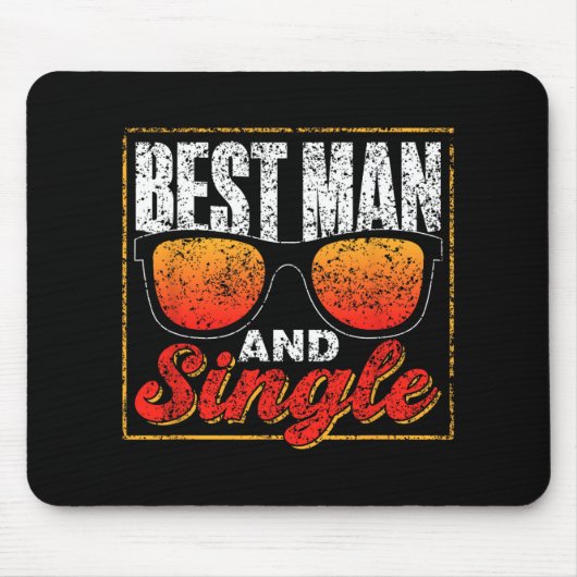 Beste Man en Single Team Party Bruid Bachelo Muismat (Voorkant)