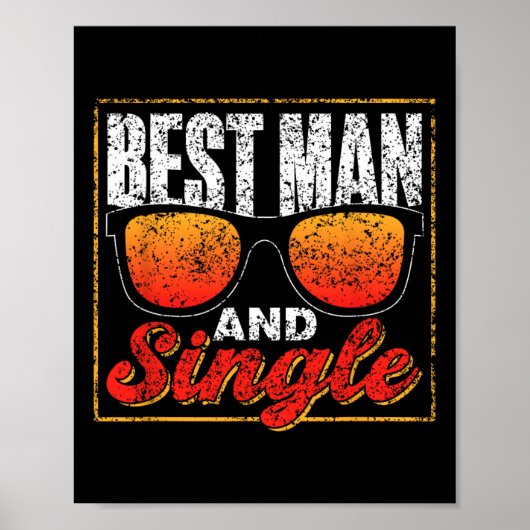 Beste Man en Single Team Party Bruid Bachelo Poster (Voorkant)