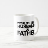 Beste man en vader ter wereld koffiemok (Voorkant rechts)