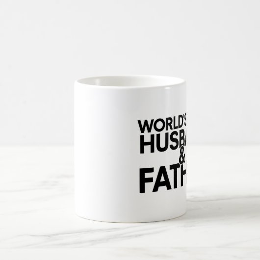 Beste man en vader ter wereld koffiemok (Center)