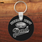 Beste man en vader ter wereld sleutelhanger (Voorkant)