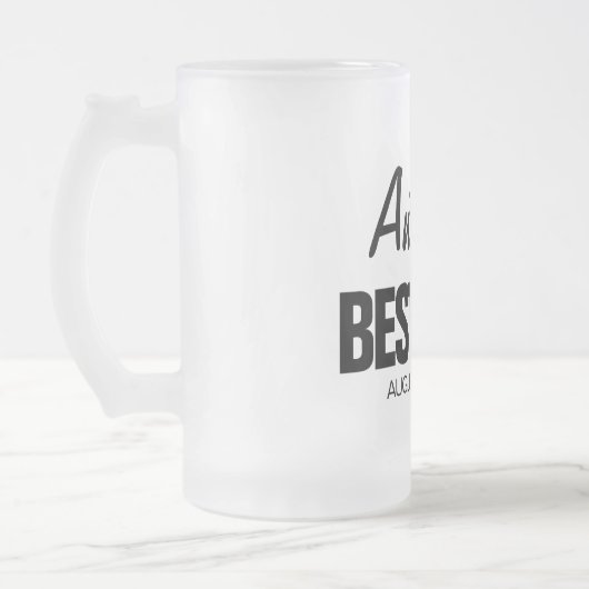 Beste man, gepersonaliseerd cadeau voor mok van gl (Links)