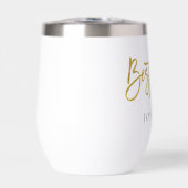 Beste Man Gift Naam Goud & Zwart (Voorkant)