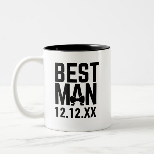 Beste Man Groomsman Gift Coffee Mok (Links)