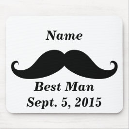 Beste man Mustache Mousepad Muismat