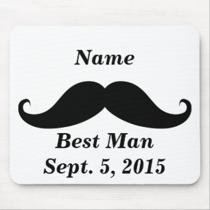 Beste man Mustache Mousepad Muismat