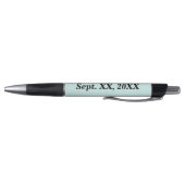 Beste Man Naam en datum van bruiloft Rubber Grip Pen (Bodem)