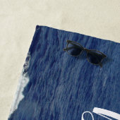 Beste Man Ocean Waves Strandlaken (In situ)