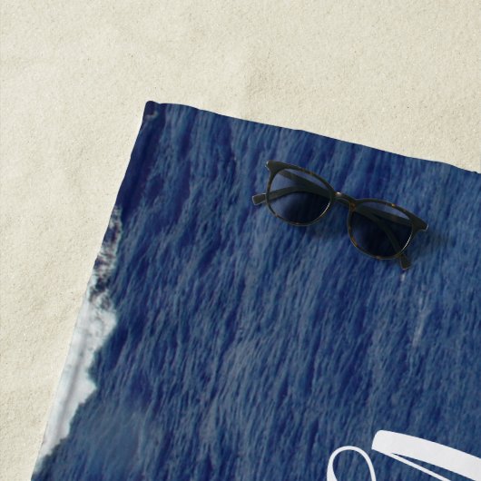 Beste Man Ocean Waves Strandlaken (In situ)