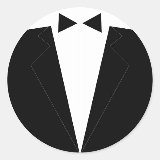 Beste man of groomman uitnodigen envelop afdichtin ronde sticker (Voorkant)