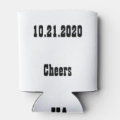 Beste man of Groomsman nodigt uit Blikjeskoeler (Achterkant)