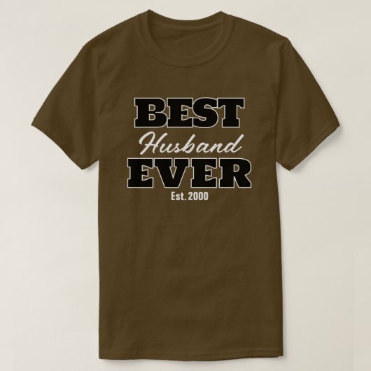 Beste man ooit - Custom Year T-shirt (Design voorkant)