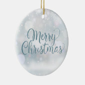 Beste man ooit definitie kerstvakantie keramisch ornament (Rechts)