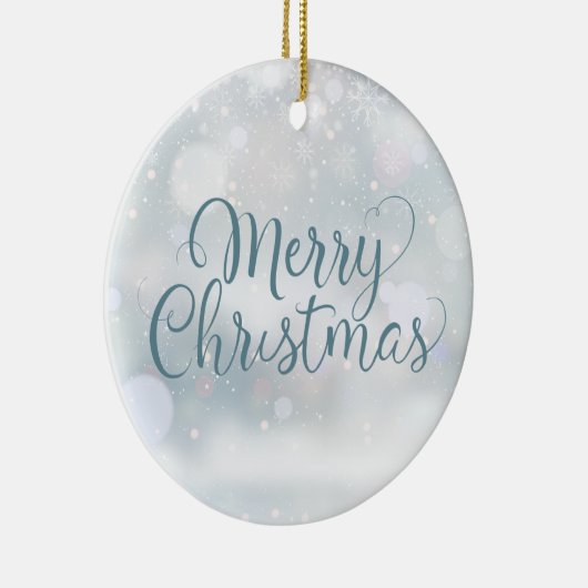 Beste man ooit definitie kerstvakantie keramisch ornament (Rechts)