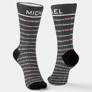 Beste man ooit Elegant Monogram Sokken