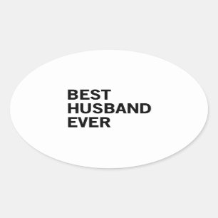 Beste man ooit ovale sticker