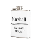 Beste man op maat heupfles (Links)