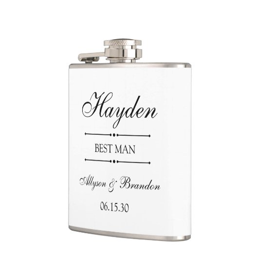 Beste man op maat heupfles (Links)