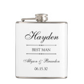 Beste man op maat heupfles (Voorkant)