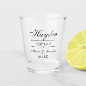 Beste man op maat shot glas (Voorkant)