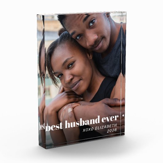 Beste man op persoonlijke titel fotoblokken (Links)