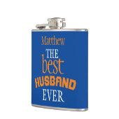 Beste man op persoonlijke titel heupfles (Links)