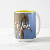 Beste Man Palm Trees bruiloft Mokken (Voorkant rechts)