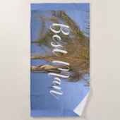 Beste Man Palm Trees Strandlaken (Voorkant)