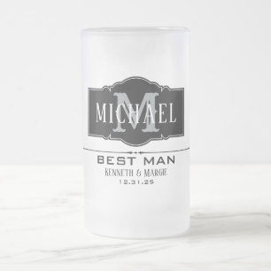 BESTE MAN PERSONALISEERD MATGLAS BIERPUL