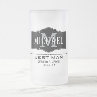 BESTE MAN PERSONALISEERD MATGLAS BIERPUL