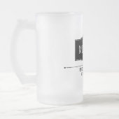 BESTE MAN PERSONALISEERD MATGLAS BIERPUL (Links)