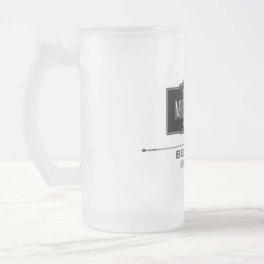 BESTE MAN PERSONALISEERD MATGLAS BIERPUL (Links)