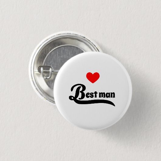 Beste man ronde button 3,2 cm (Voorkant /achterkant)
