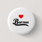 Beste man ronde button 3,2 cm (Voorkant)