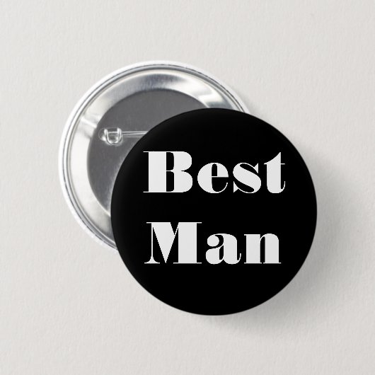 Beste man ronde button 5,7 cm (Voorkant /achterkant)