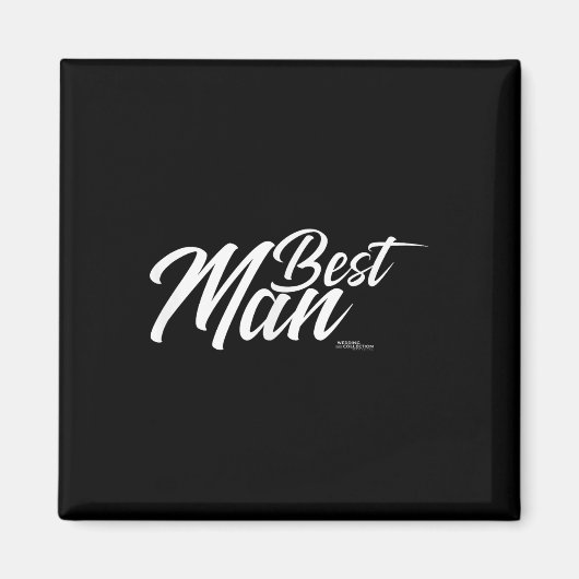 Beste man Shirt bruid en bruidegom T - shirts brui Magneet (Voorkant)