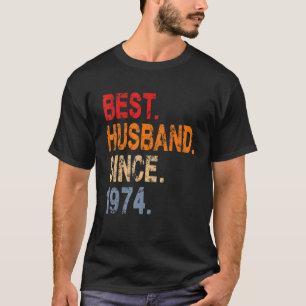 Beste man sinds 1974 48ste huwelijksdag Anniversa T-shirt