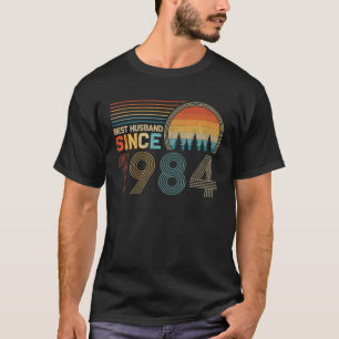 Beste man sinds 1984 Schattige 39e bruiloft Annive T-shirt