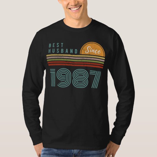 Beste man sinds 1987 Grappig T-shirt - Ideaal cade (Voorkant)