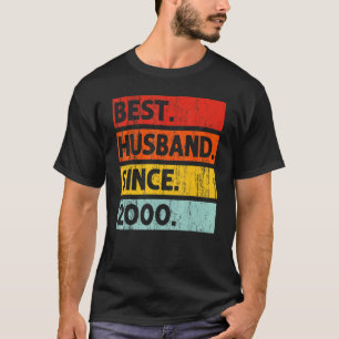 Beste man sinds 2000 22 jaar 22e bruiloft Anni T-shirt
