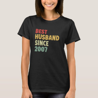 Beste man sinds 2007 Funny Wedding Jubileum T-shirt