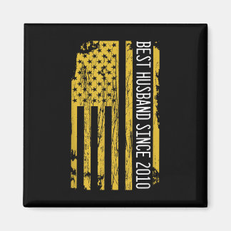 Beste man sinds 2010 vrouw bruiloft Jubileum M Magneet