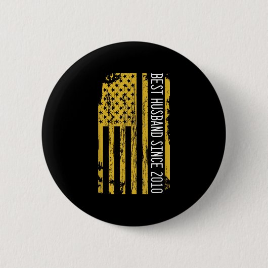 Beste man sinds 2010 vrouw bruiloft Jubileum M Ronde Button 5,7 Cm (Voorkant)