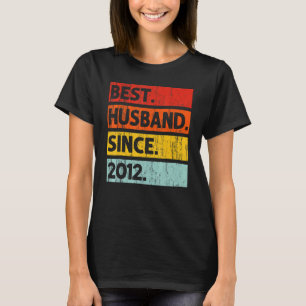 Beste man sinds 2012 10 jaar 10e bruiloft Anni T-shirt